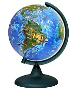 Глобус Земли для детей, диаметром 210 мм