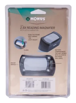 Лупа Konus Reading 2,5x, изображение 9