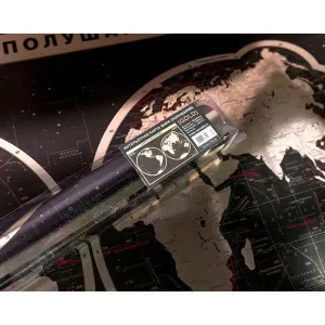 Карта мира физическая GOLD, интерьерная, настенная, изображение 2