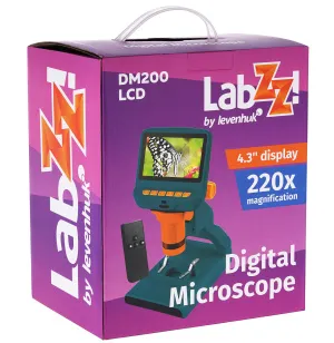 Микроскоп цифровой Levenhuk LabZZ DM200 LCD, изображение 14