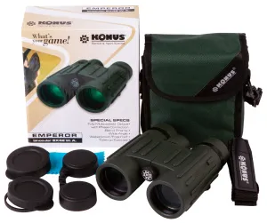 Бинокль Konus Emperor 8x42 WA Green, изображение 2
