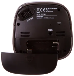 Часы цифровые Explore Scientific с проектором, черные, изображение 14