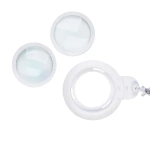 Лупа Veber 3D/5D, 1,75/2,25x, 150 мм, с подсветкой, на струбцине (8608D), изображение 4