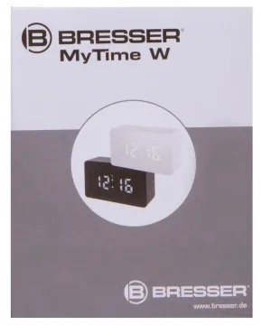 Часы настольные Bresser MyTime W Color LED, черные, изображение 15