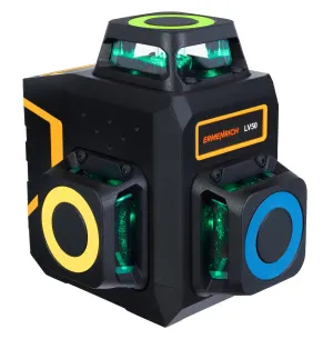 Лазерный уровень Ermenrich PRO LV50, черный, изображение 4