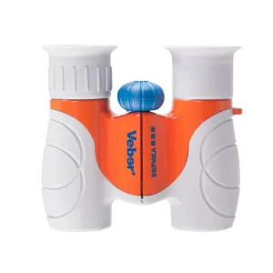 Бинокль детский Veber «Эврика» 6x21, серо-оранжевый, изображение 2