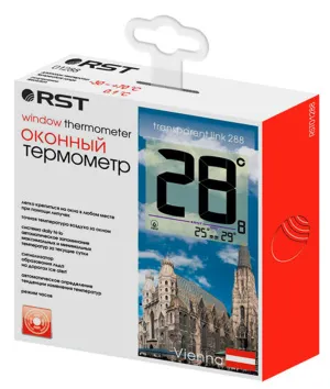Термометр цифровой RST 01288, оконный, изображение 4