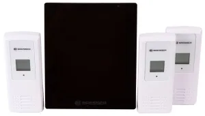 Метеостанция Bresser ClimaTemp Hygro Quadro с тремя датчиками, черная, изображение 3